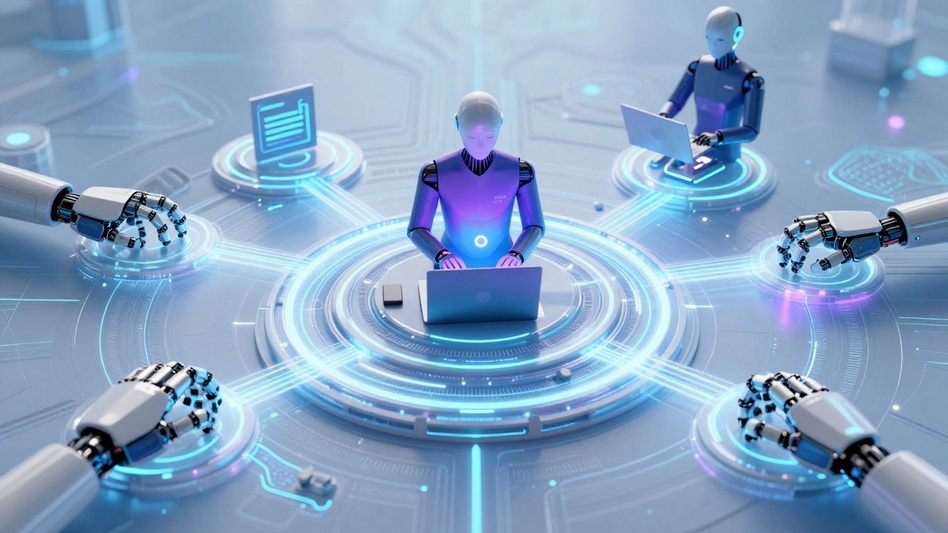 AI agents and automated workflows infographic