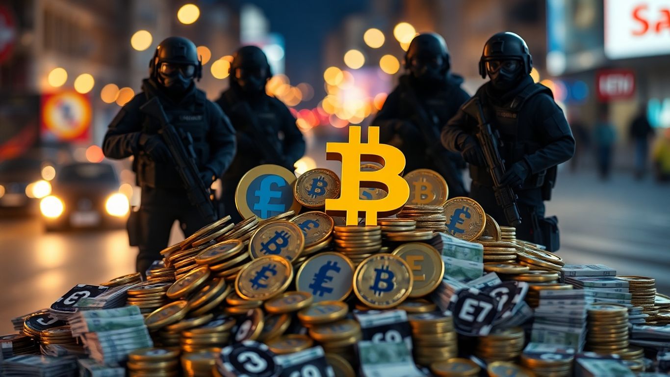 European police arrest suspects in crypto fraud bust.