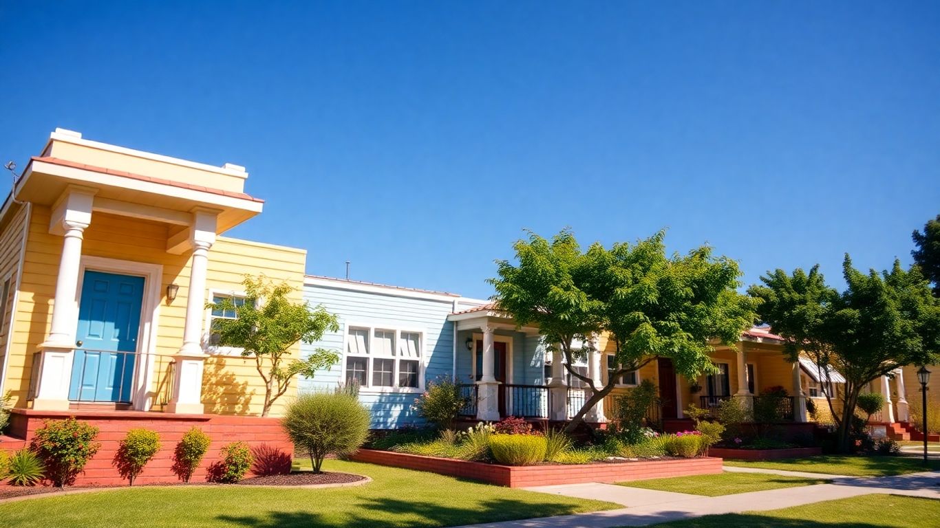 Case accesibile în România, peisaj urban pitoresc.