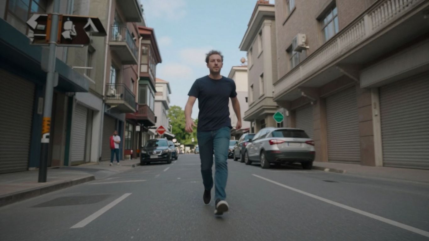 Still image transitioning into a video clip.