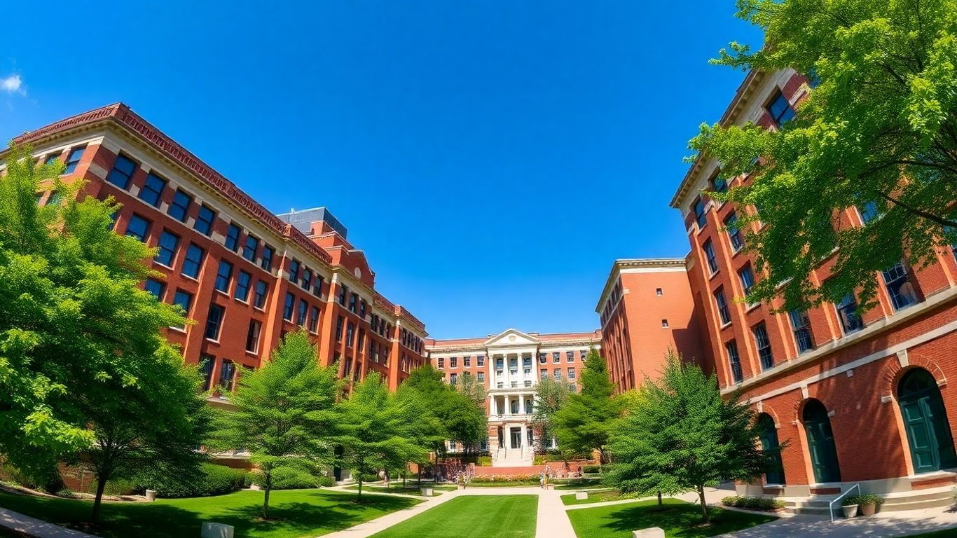 Georgia Institute of Technology campus buildings and greenery.