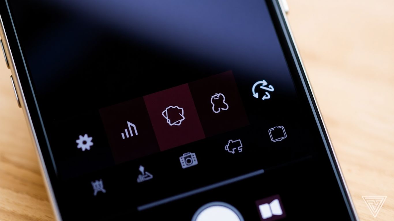 Interface do aplicativo Câmera do iOS 26