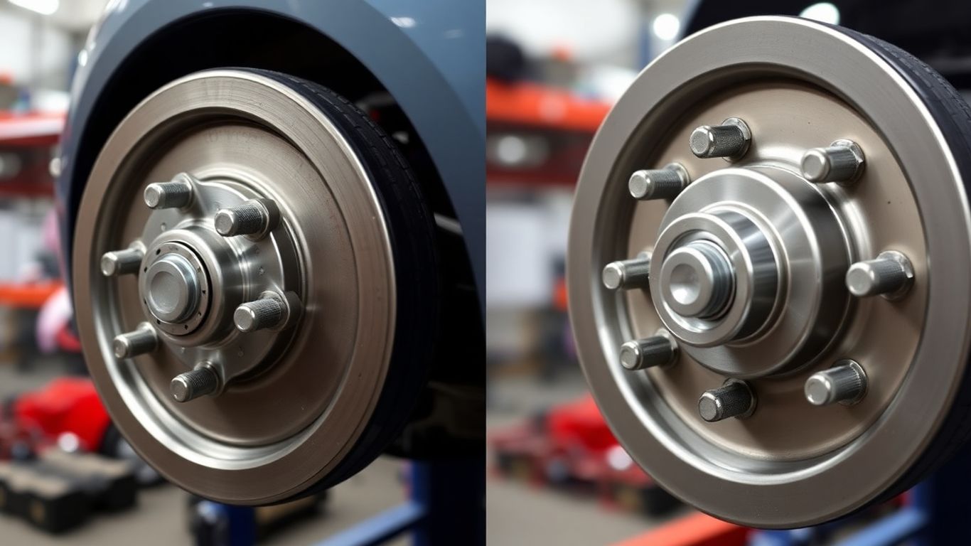 Hub-piloted versus stud-piloted wheel systems comparison.