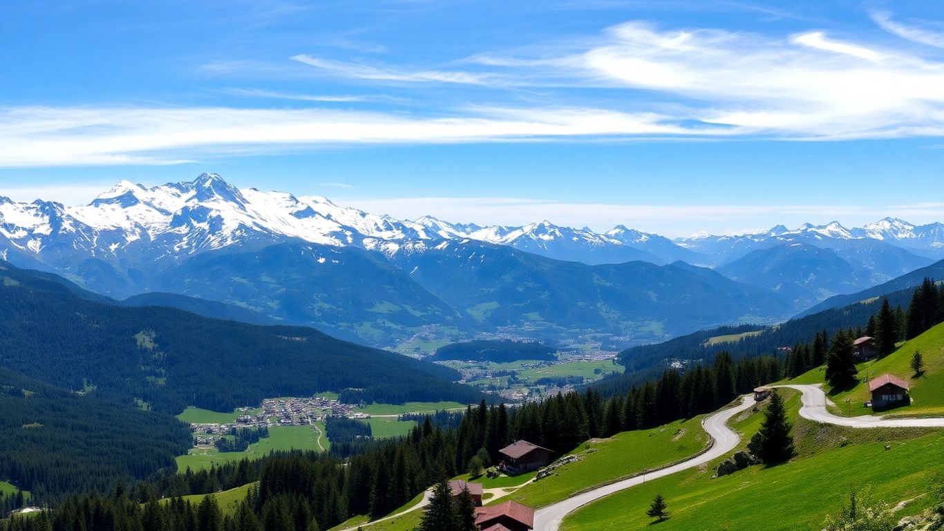 Rent Luxury Holiday Villas Morzine 2026: Erkundung der Portes du Soleil und Suche nach den besten luxuriösen alpinen Aktivitäten Verschneite Gipfel über Morzine Chalets und Skipisten.