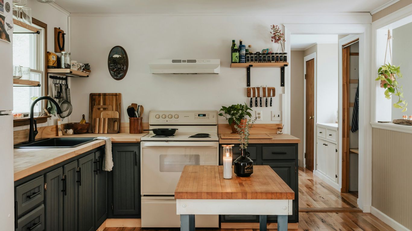 A kitchen filled with lots of counter top space