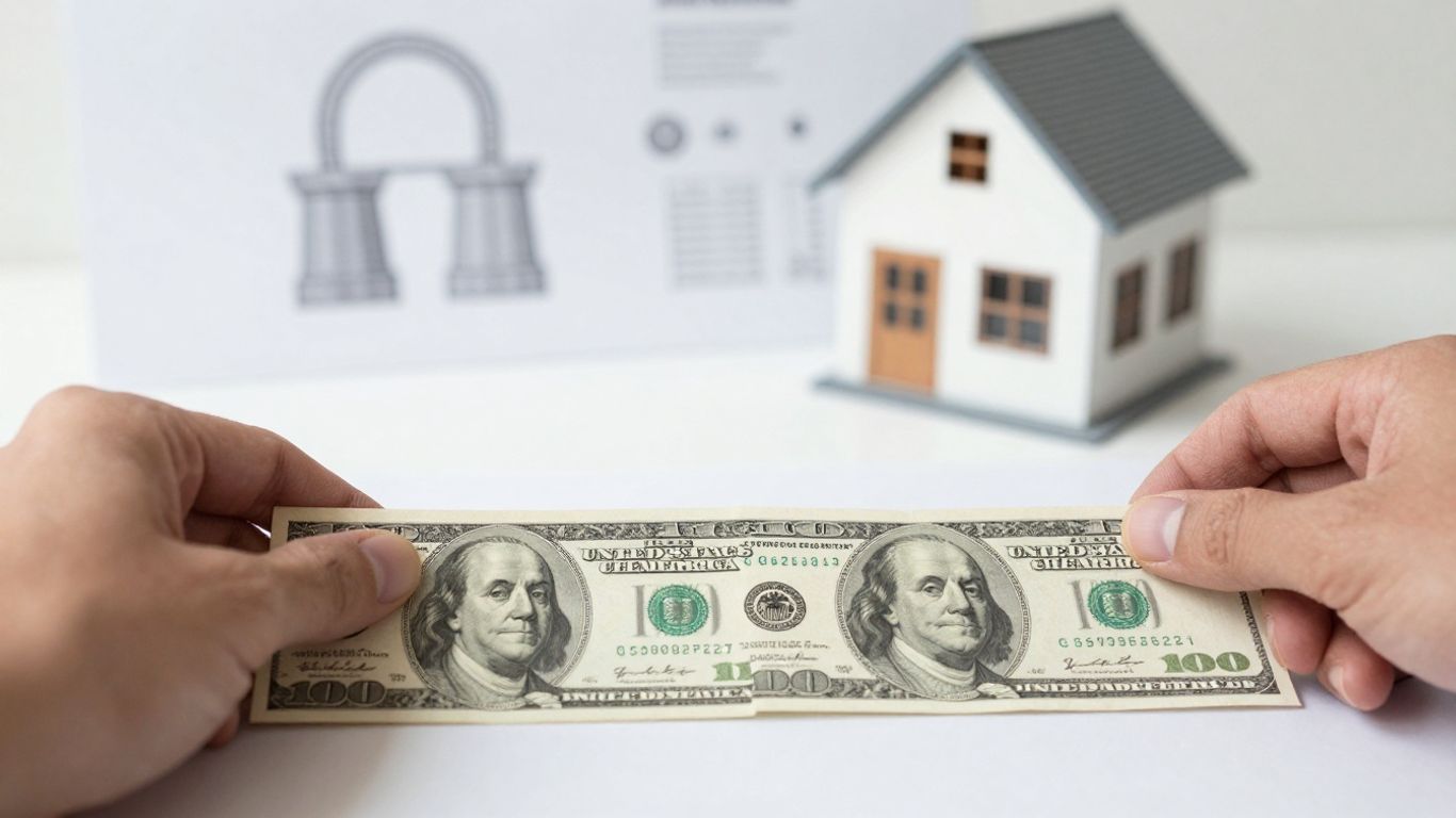 Homeowner choosing between insurance deductible amounts.