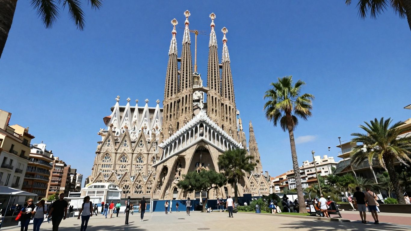 Słoneczna Barcelona: Sagrada Familia i plaża.