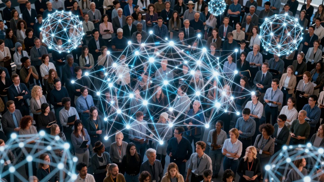 Lloyds Banking Group staff learning about AI.