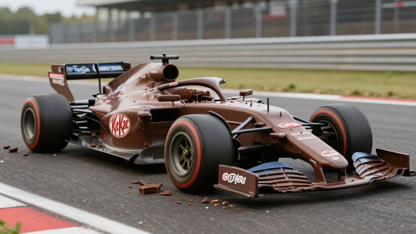 KitKat Unveils Life-Sized Formula 1 Chocolate Car: A Sweet Victory on ...