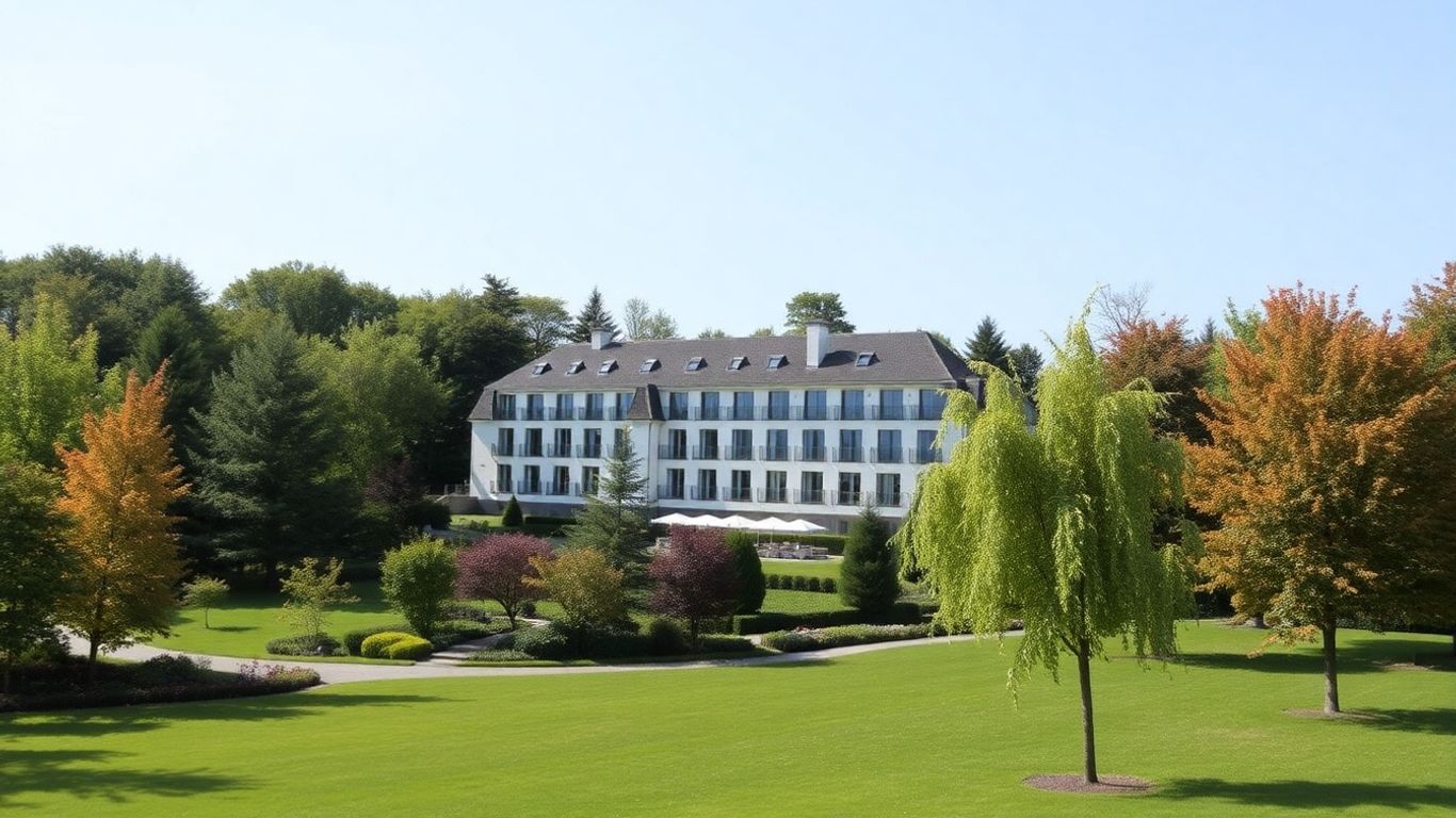 Hotel in Kiel Russee-Süd mit Grünflächen