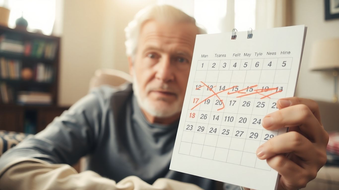 Pessoa pensando em aposentadoria com anos de desconto.