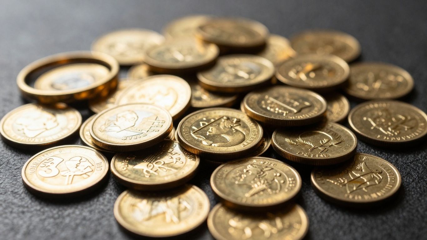 Gold coins and scrap jewelry for sale in Tampa.