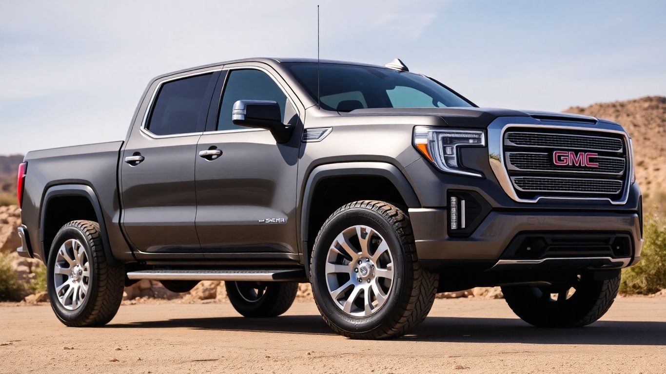GMC Sierra Denali EV electric pickup truck exterior