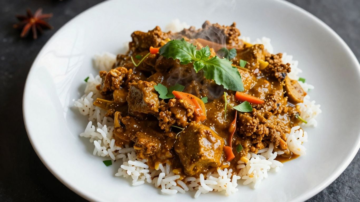 Delicious and affordable global cuisine dish.