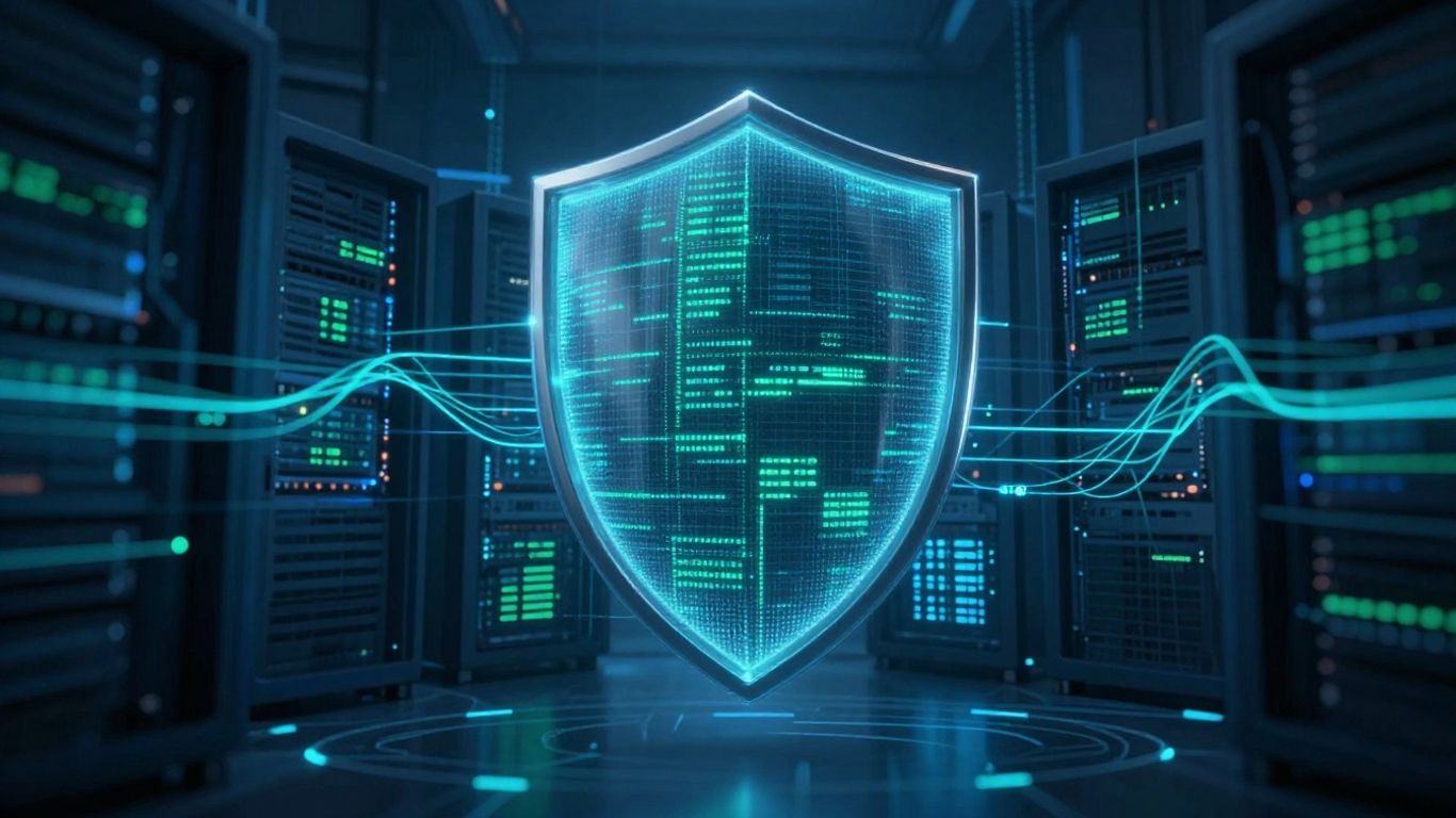 Digital shield protecting network servers and data streams.