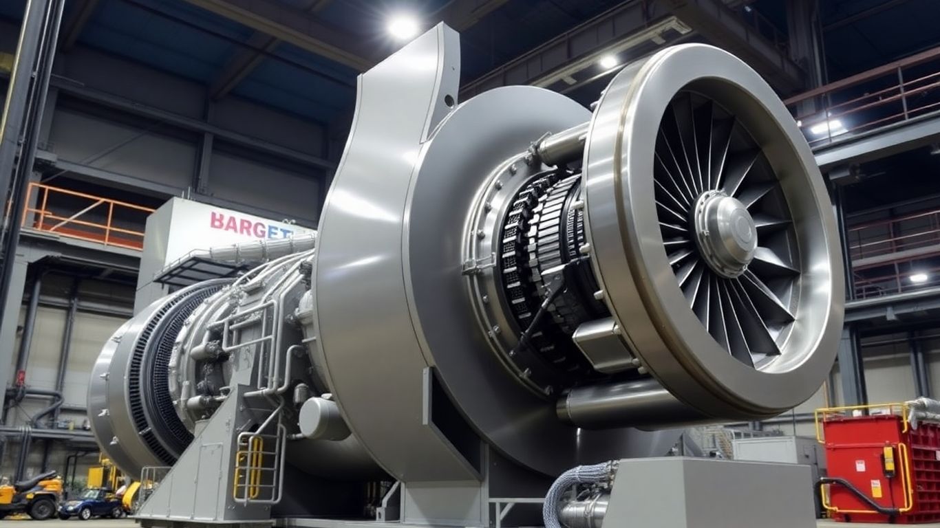 Industrial gas turbine generator