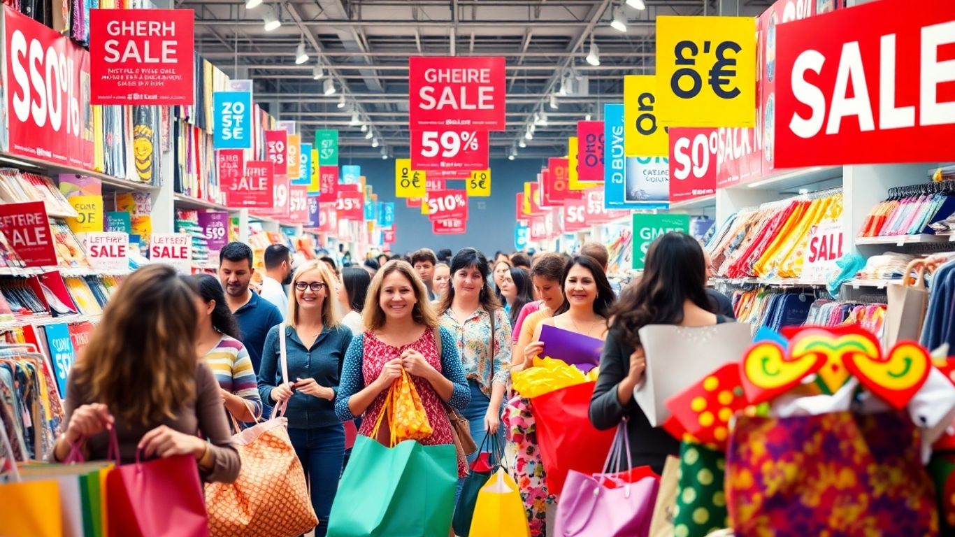 Macy's clearance sale shoppers finding great deals