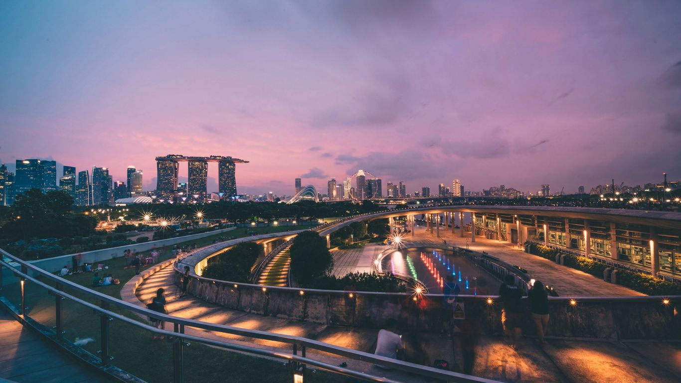 city during night time