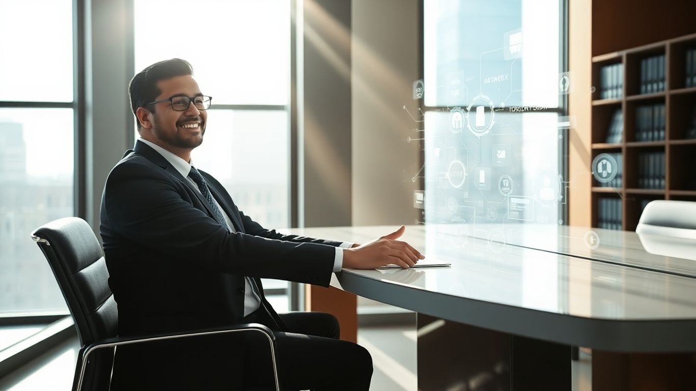 Attorney using AI for client intake.
