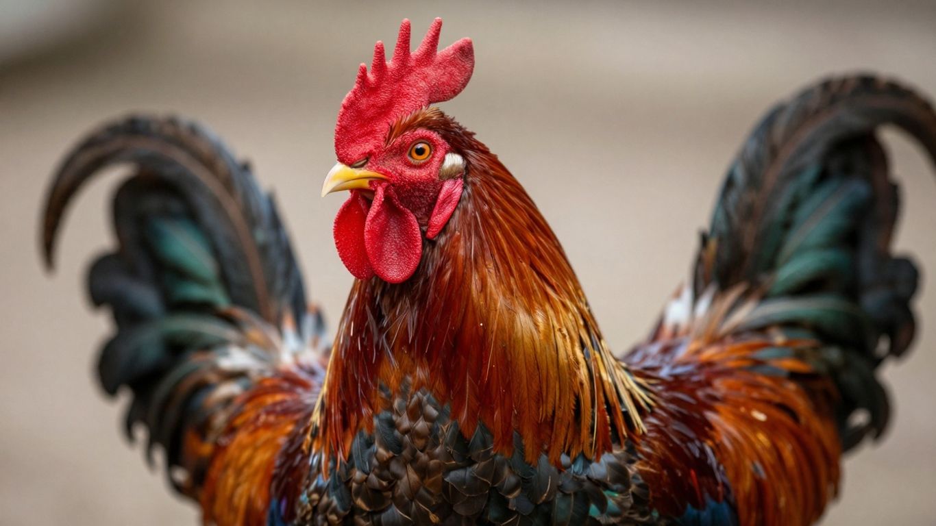 Prized gamecock with championship bloodlines