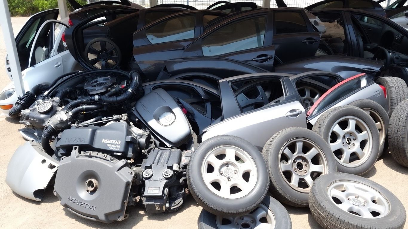 Mazda car parts for recycling