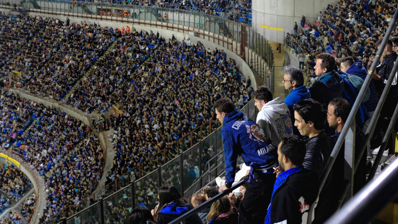 a large crowd of people in a stadium