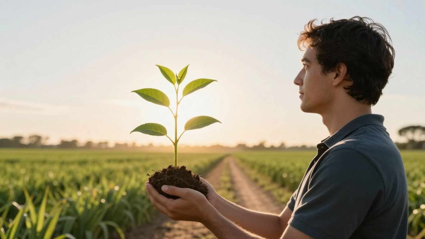 Aussie facing financial future with optimism and growth.