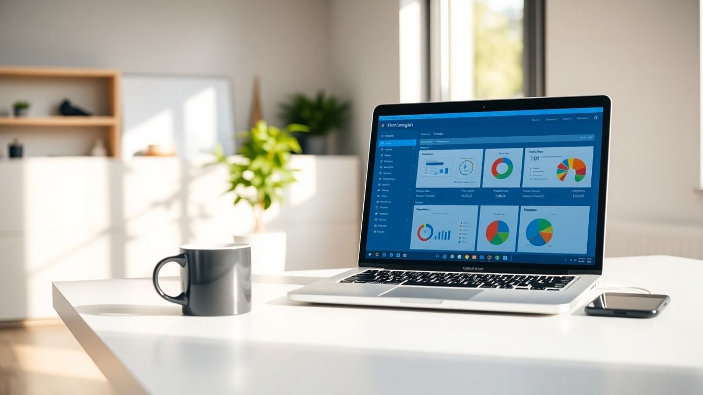 Asana software interface on a laptop screen.