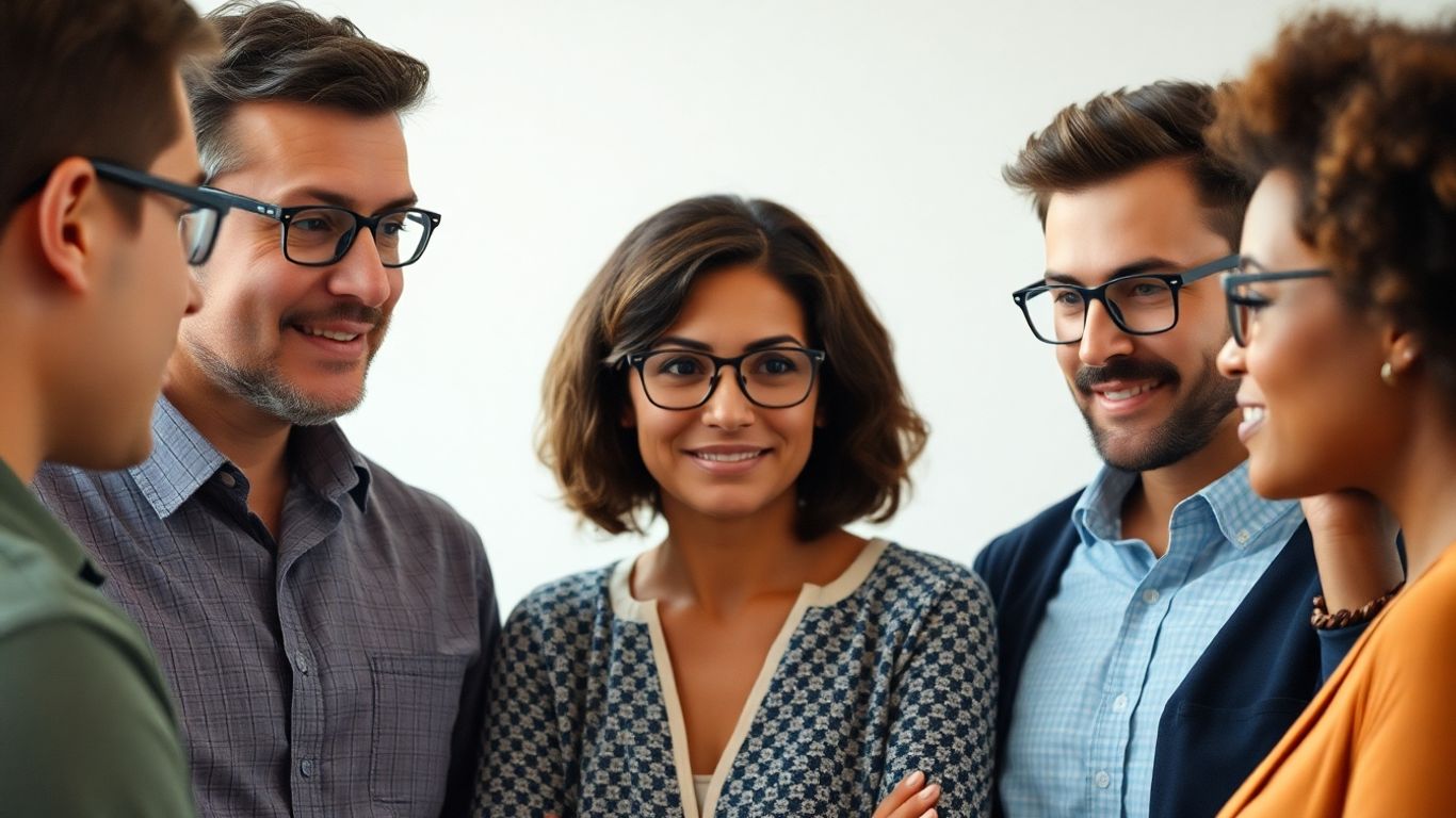 People interacting, illustrating diverse communication styles.