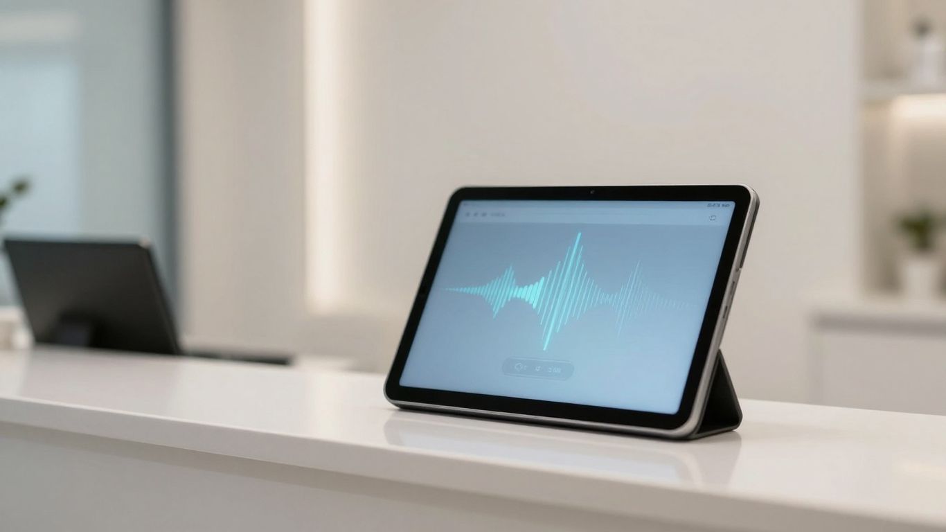 Voice AI in a medspa clinic.