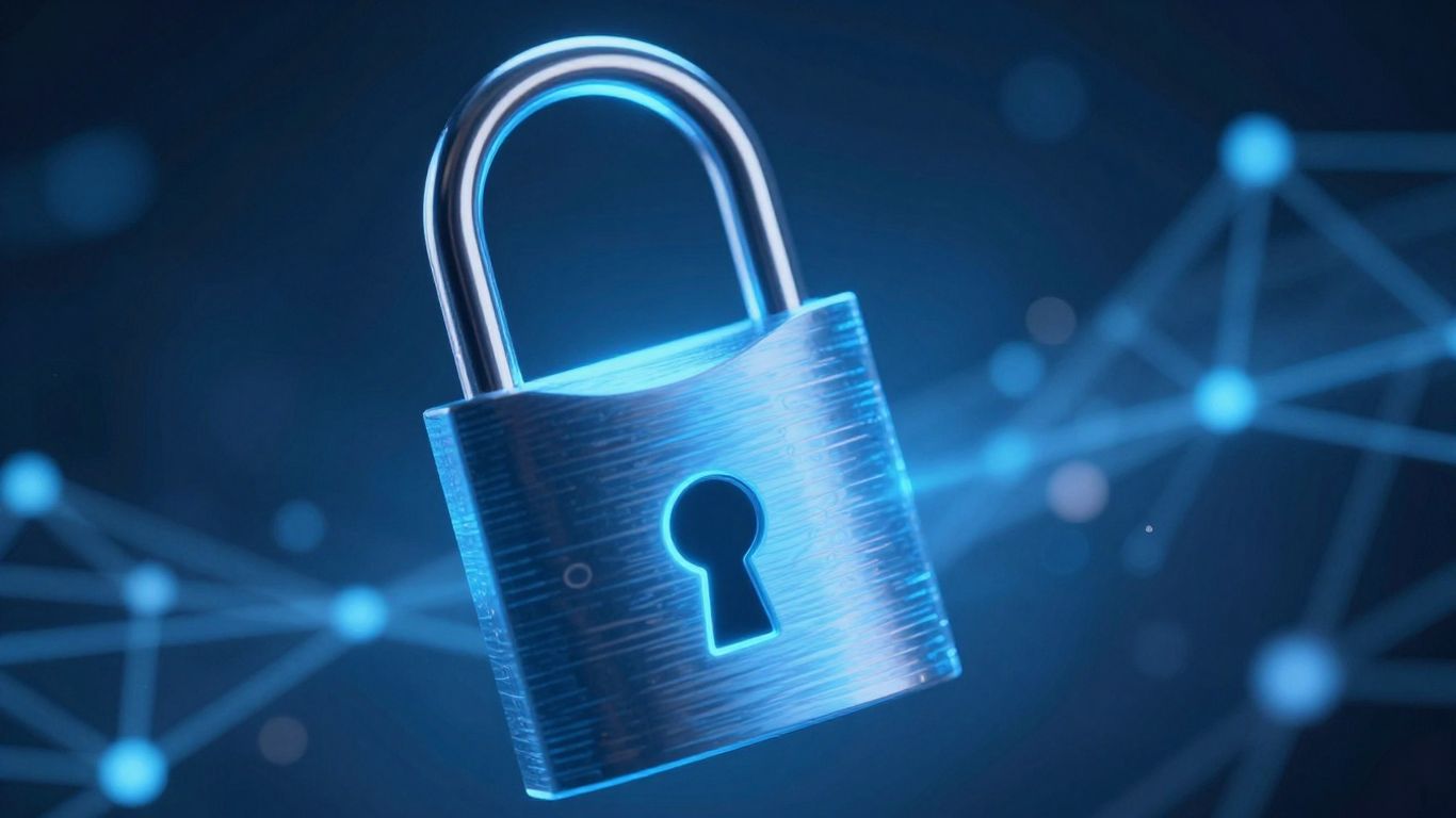 Digital padlock securing network connections