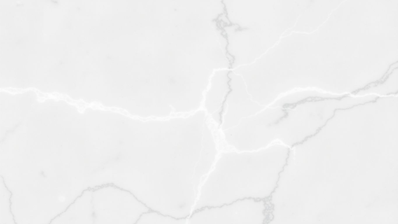 Tumbled white pearl marble with subtle grey veining.
