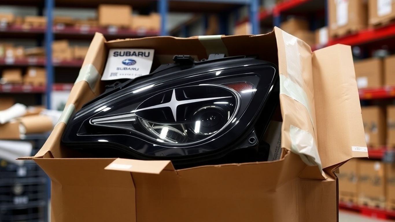 Subaru parts being shipped globally