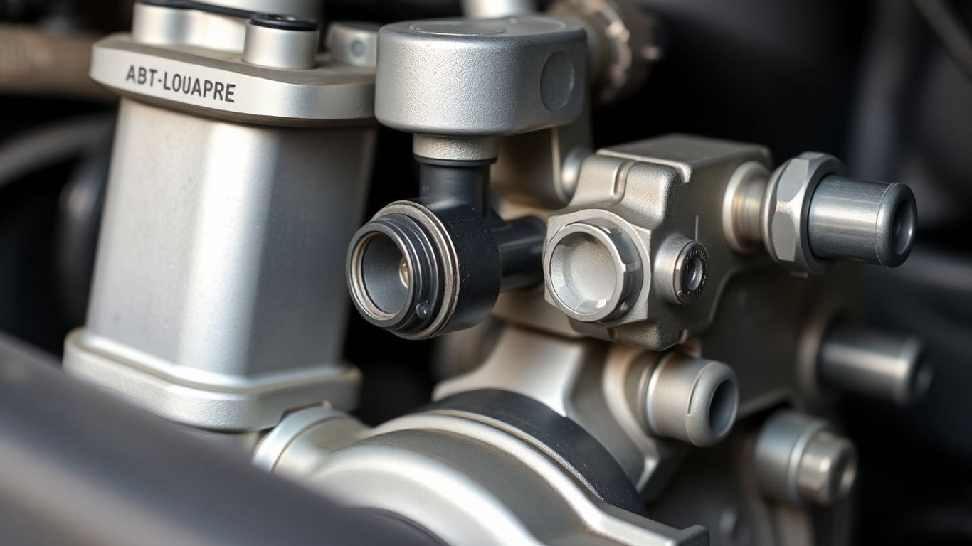 Mazda ABS pump and sensors close-up