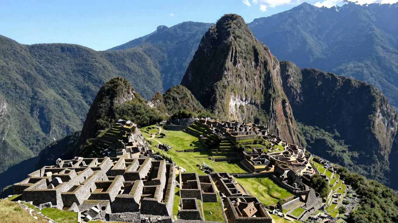 Machu Picchu, maravilla del mundo moderno.
