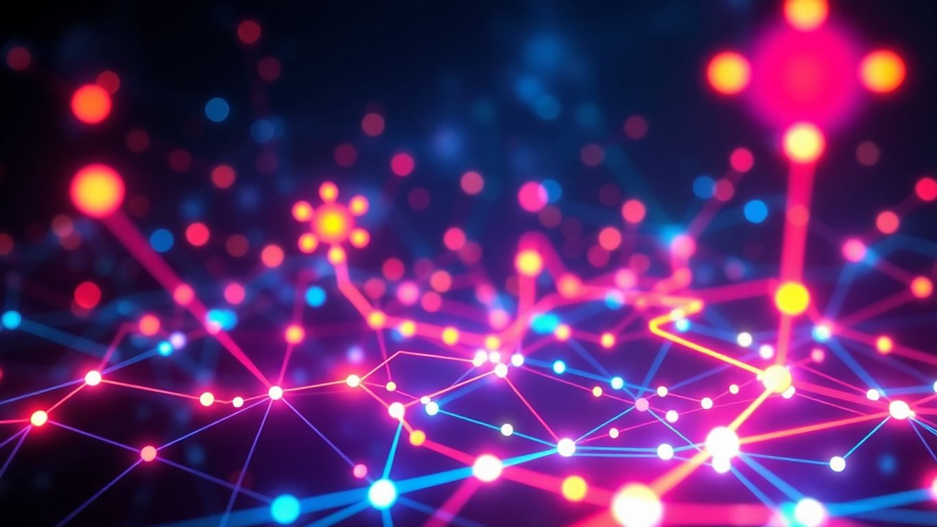 Digital network connecting information and growth