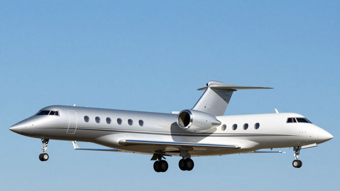 Gulfstream G650 and Global 7500 private jets side-by-side.