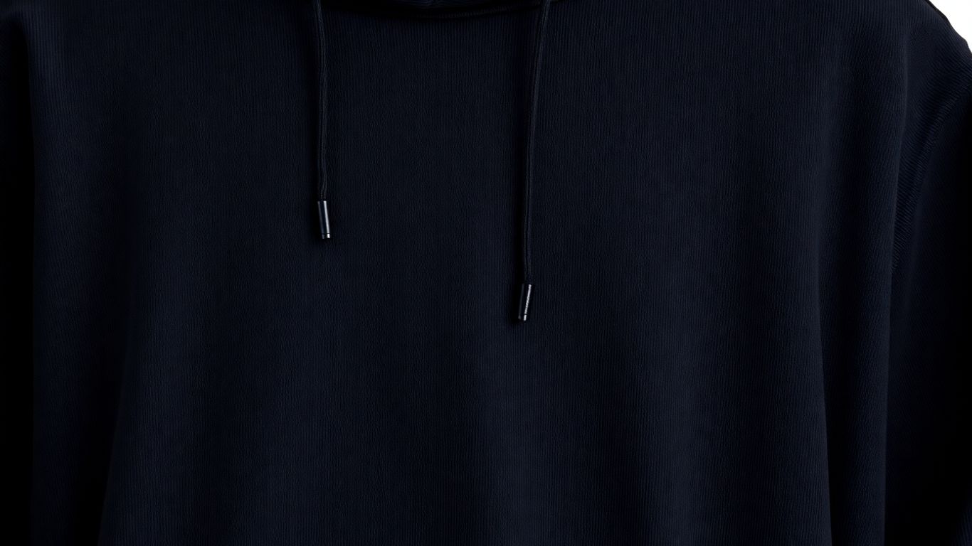Japanese black streetwear hoodie detail