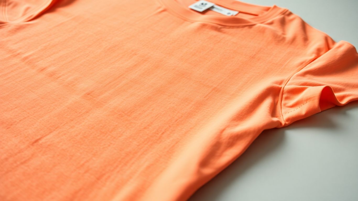 T-shirt with a creative graphic design element.