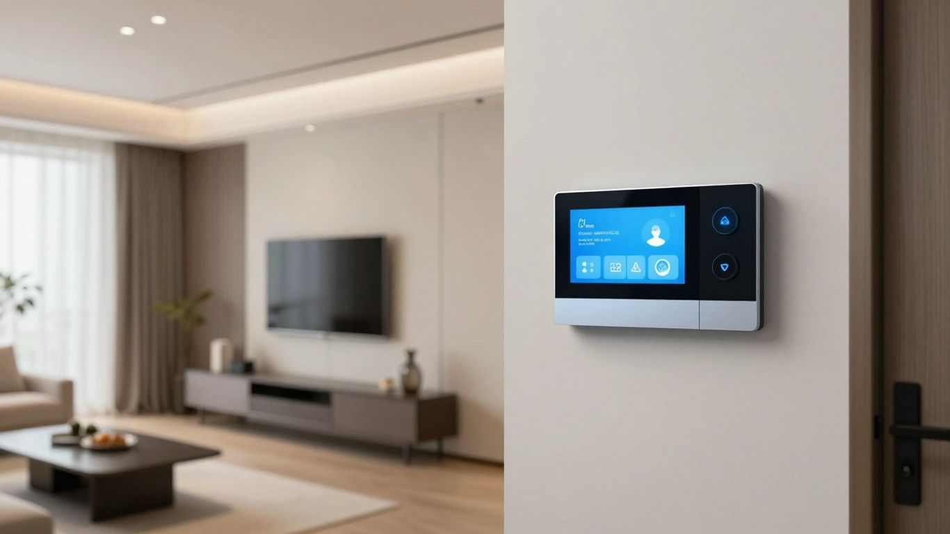 Senzori inteligenți într-o locuință modernă.