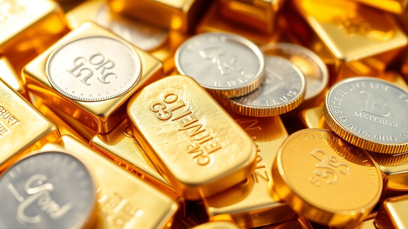 金條和銀幣