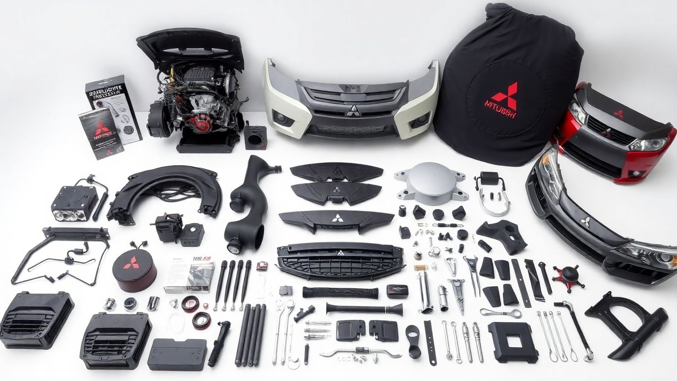 New Mitsubishi car parts available for sale.