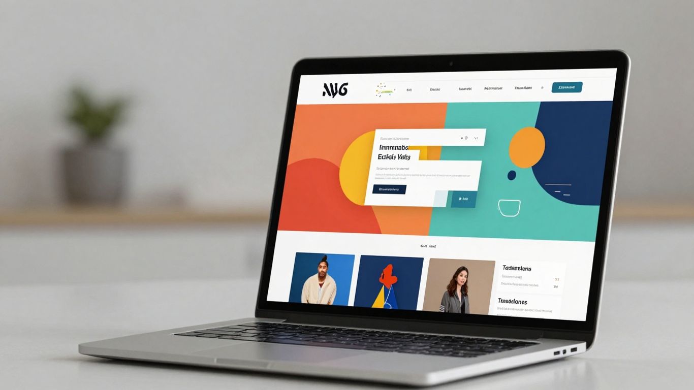 Interface de création de site web avec IA