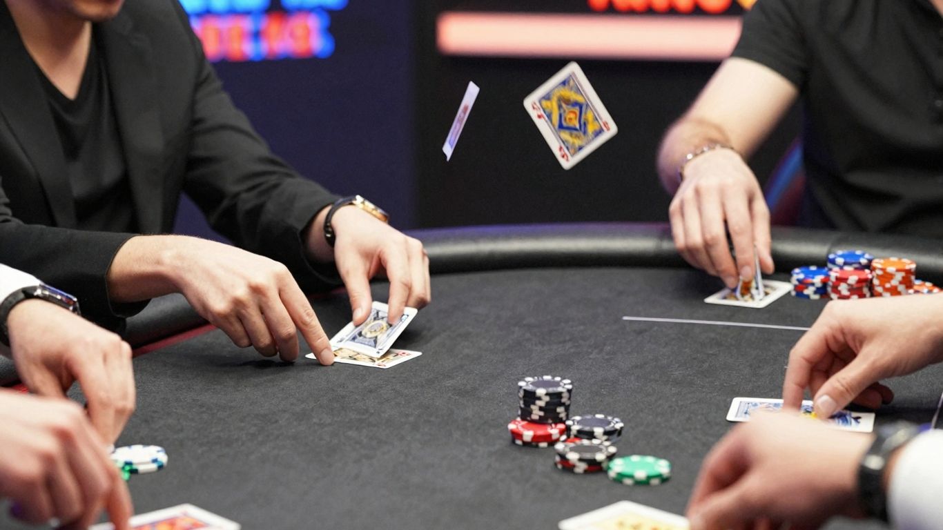 bwin Poker Spiel mit Karten und Chips