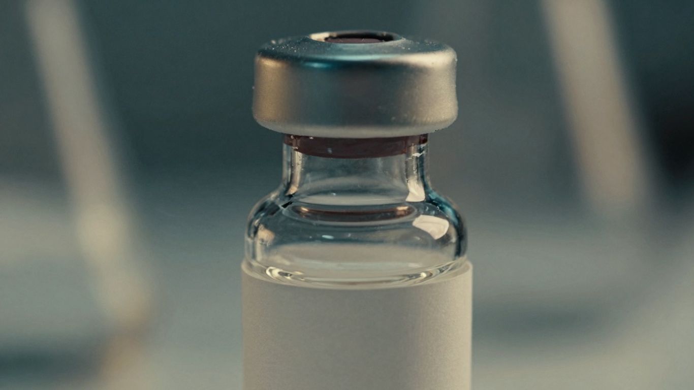 Vial of 5-Amino-1MQ peptide for longevity.