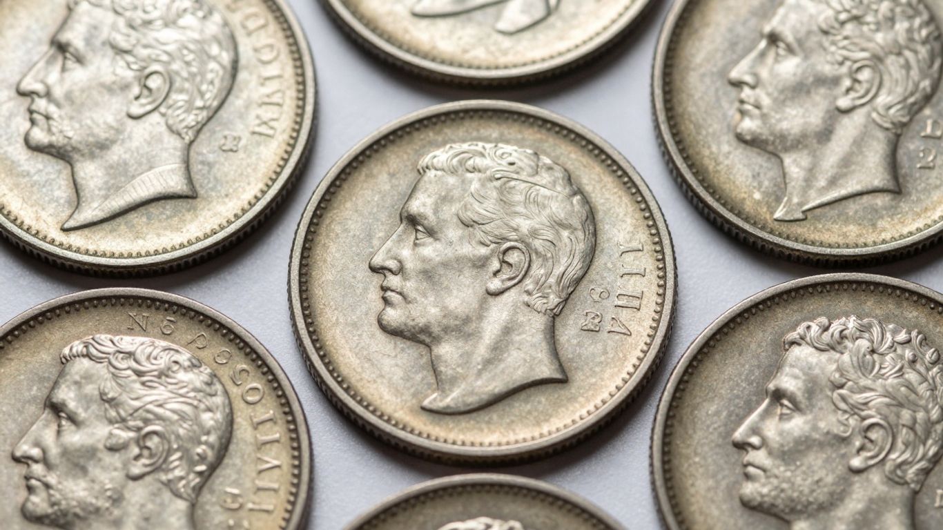 Off-center error coins with visible minting imperfections.