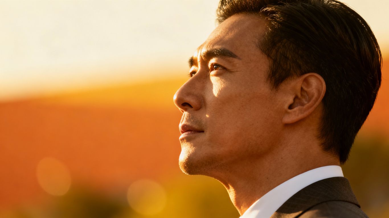 Author [Warren H. Lau] looking into the distance.