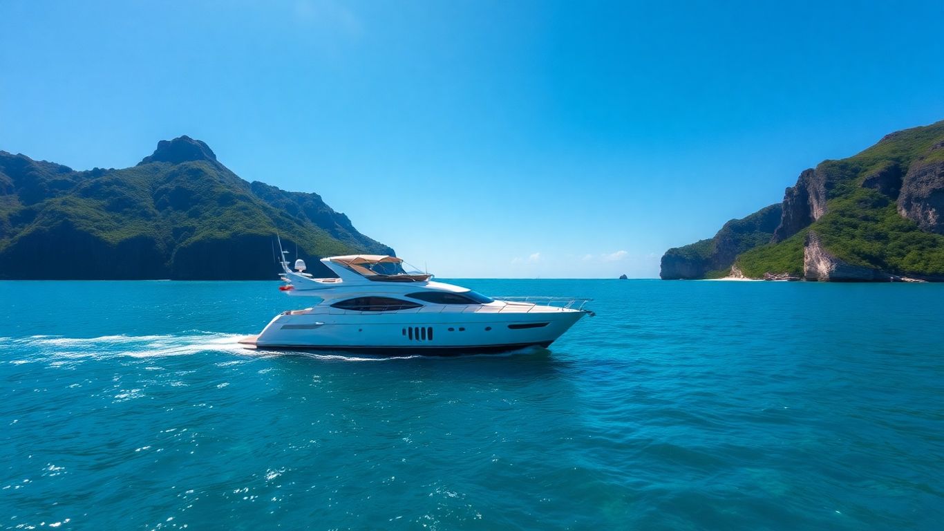 Luxury yacht sailing in Komodo National Park waters.
