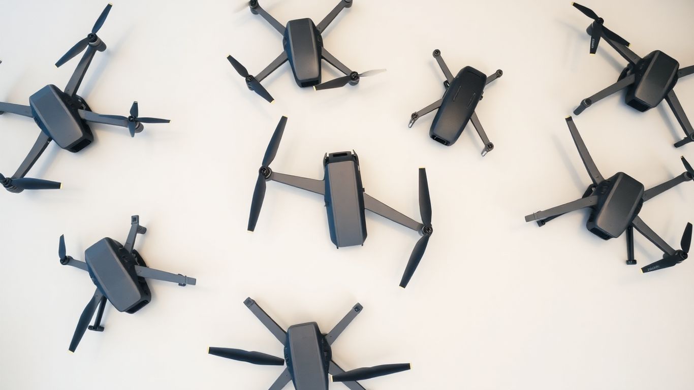 Drones de classe C6 en présentation