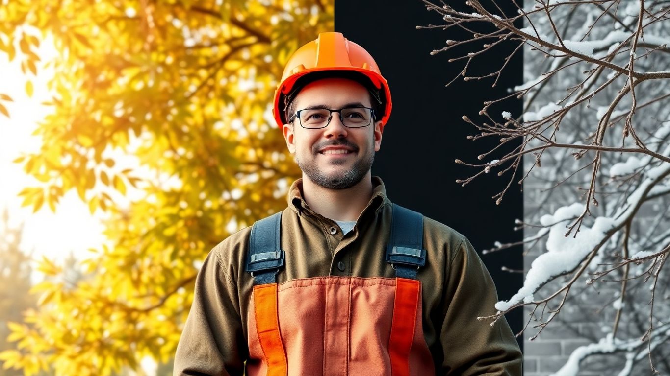 Contractor working through seasonal changes.